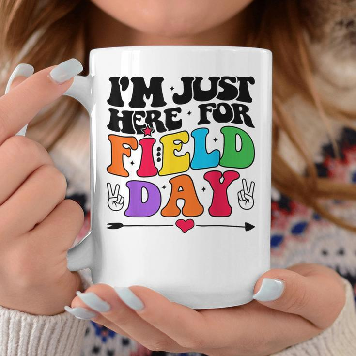 Im Just Here For Field Day Happy Last Day Of School 2023 Coffee Mug Unique Gifts