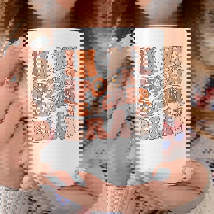 In My Spooky Teacher Era Ghost Halloween Retro Teachers Day Ghost Halloween Funny Gifts Coffee Mug Unique Gifts