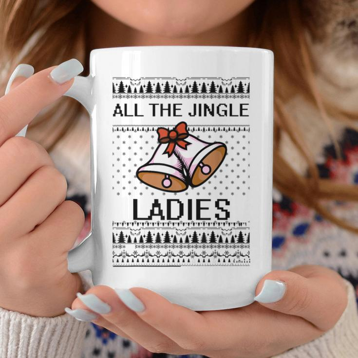 All The Jingle Ladies Ugly Christmas Sweaters Coffee Mug Unique Gifts