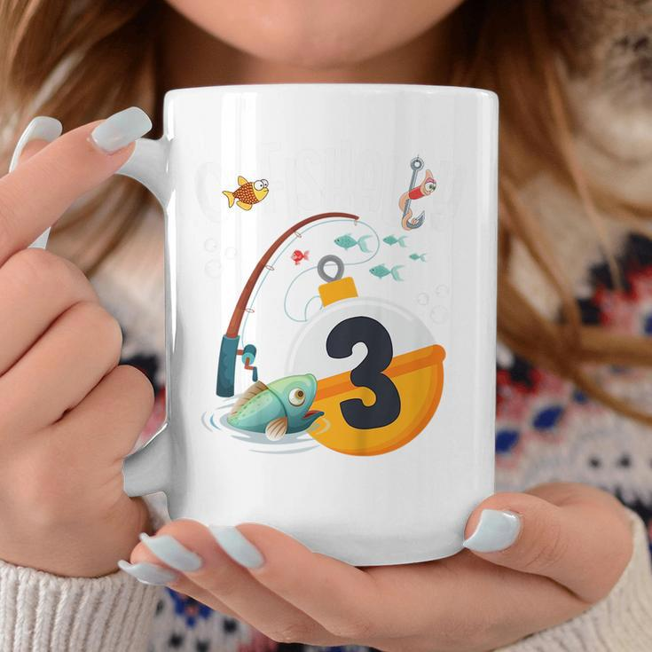 Kids 3Rd Birthday Fishing Theme For Boys And Girls O-Fishally 3 Coffee Mug Funny Gifts