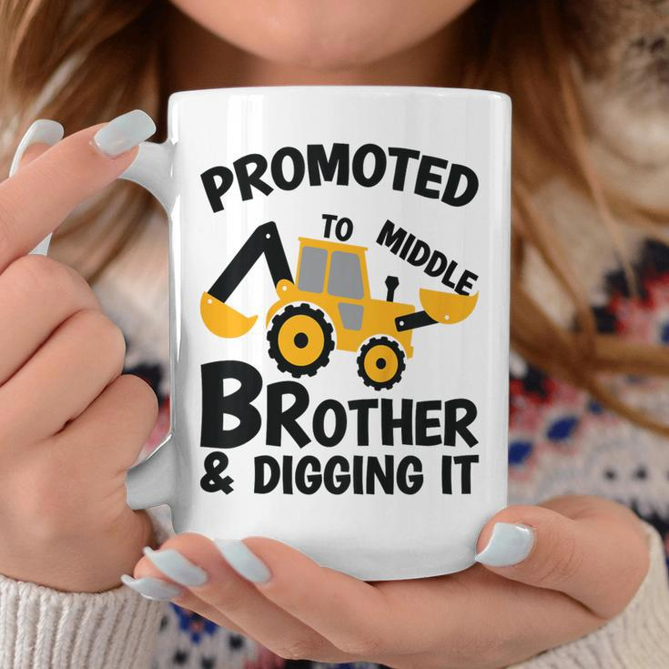 Kids Promoted To Middle Brother Baby Gender Celebration Coffee Mug Unique Gifts