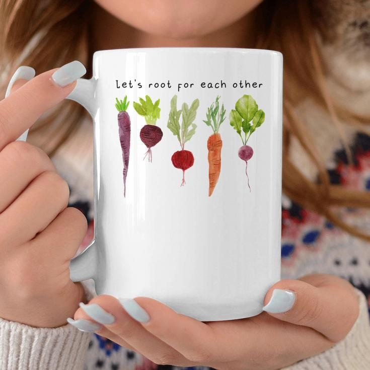 Lets Root For Each Other For Plant Mom Plant Lady Gifts For Mom Funny Gifts Coffee Mug Unique Gifts