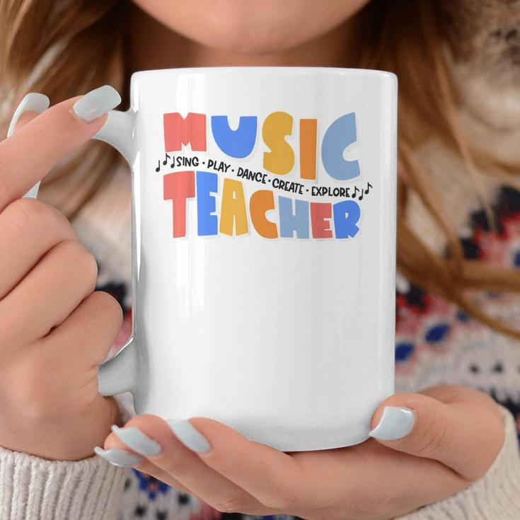 Music Teacher Sing Play Dance Create Explore Back To School Gifts For Teacher Funny Gifts Coffee Mug Unique Gifts
