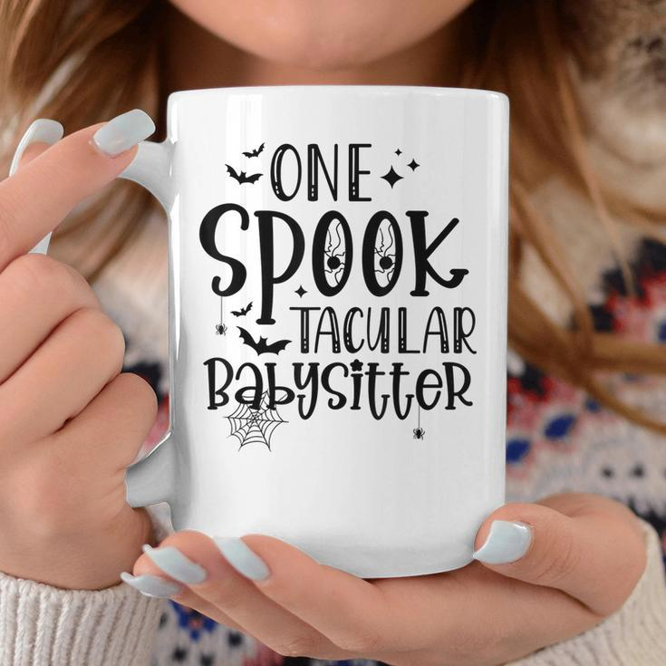 One Spooky Babysitter Scary Halloween Costume Spooky Coffee Mug Unique Gifts