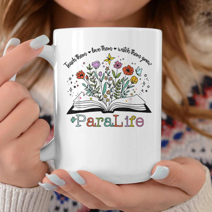 Para Life Paraprofessional Flower Teacher Back To School Coffee Mug Unique Gifts