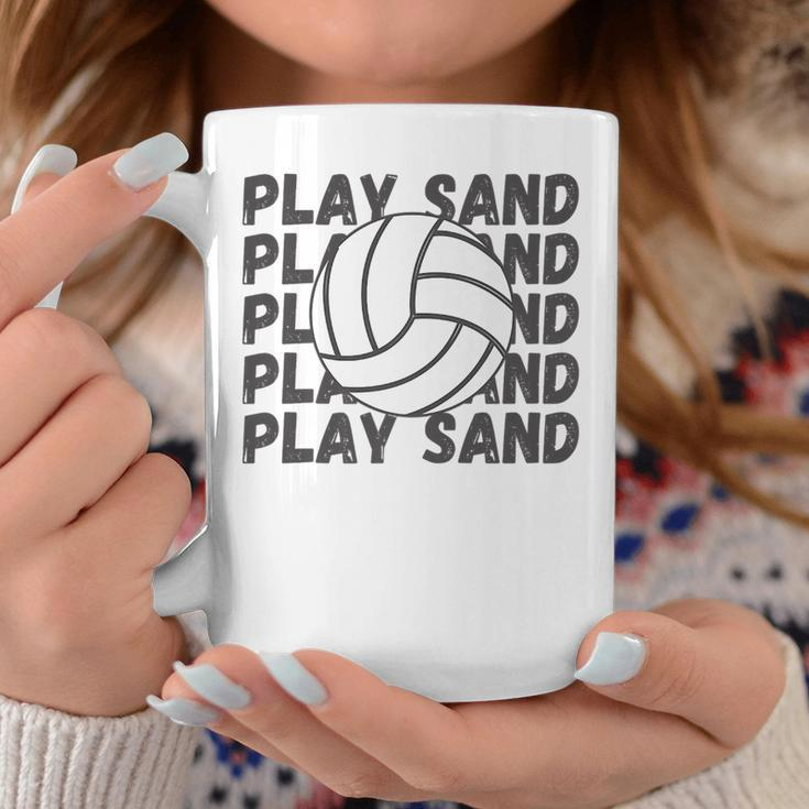 Play Sand Volleyball Volleyball Funny Gifts Coffee Mug Unique Gifts