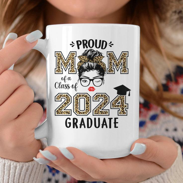 Proud Mom Of A Class Of 2024 Graduate Senior 24 Graduation Coffee Mug Unique Gifts