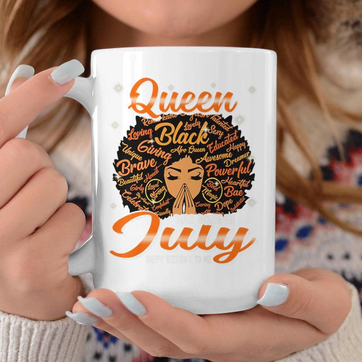 Queen Was Born In July Black History Birthday Junenth Coffee Mug Unique Gifts
