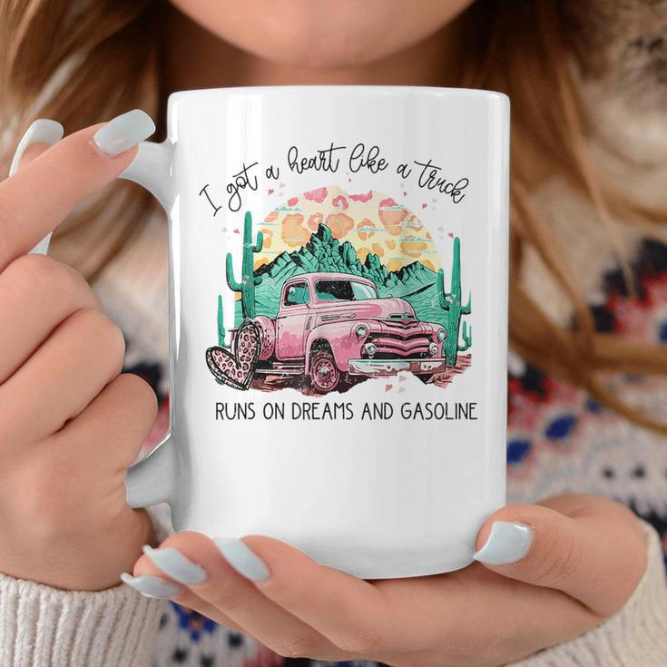 Retro Desert Truck Got A Heart Like A Truck Western Country Coffee Mug Unique Gifts