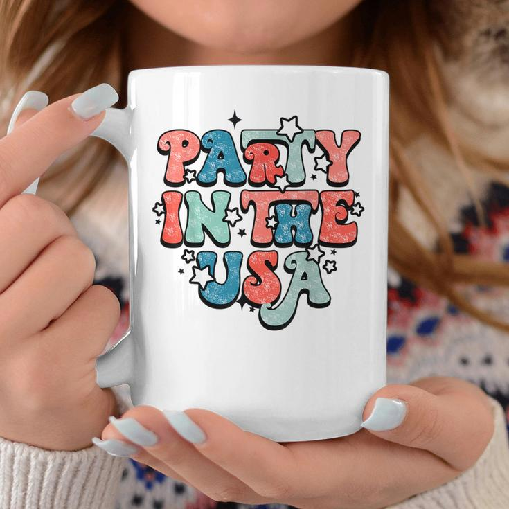 Retro Party In The Usa 4Th Of July America Fourth Of July Usa Funny Gifts Coffee Mug Unique Gifts