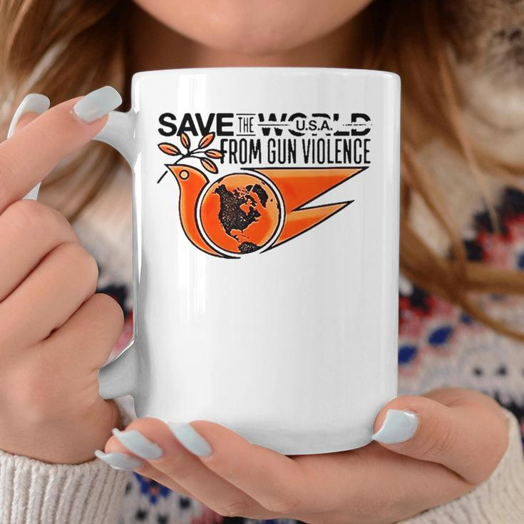 Save The World From Gun Violence Coffee Mug Unique Gifts