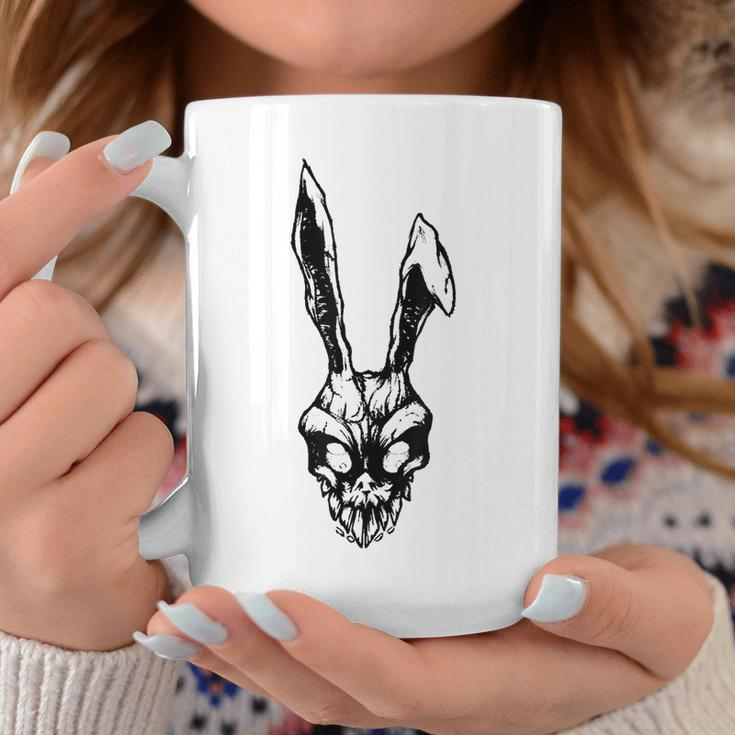 Scary Vintage Angry Rabbit Scull Halloween Party Costume Gifts For Rabbit Lovers Funny Gifts Coffee Mug Unique Gifts
