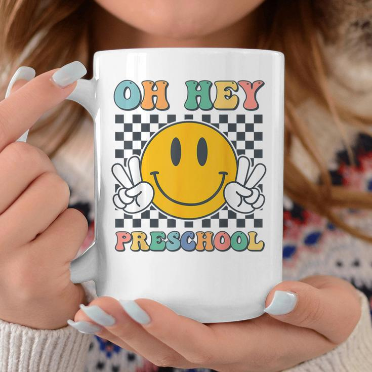Back To School Oh Hey Preschool Retro Teacher Student Coffee Mug Unique Gifts