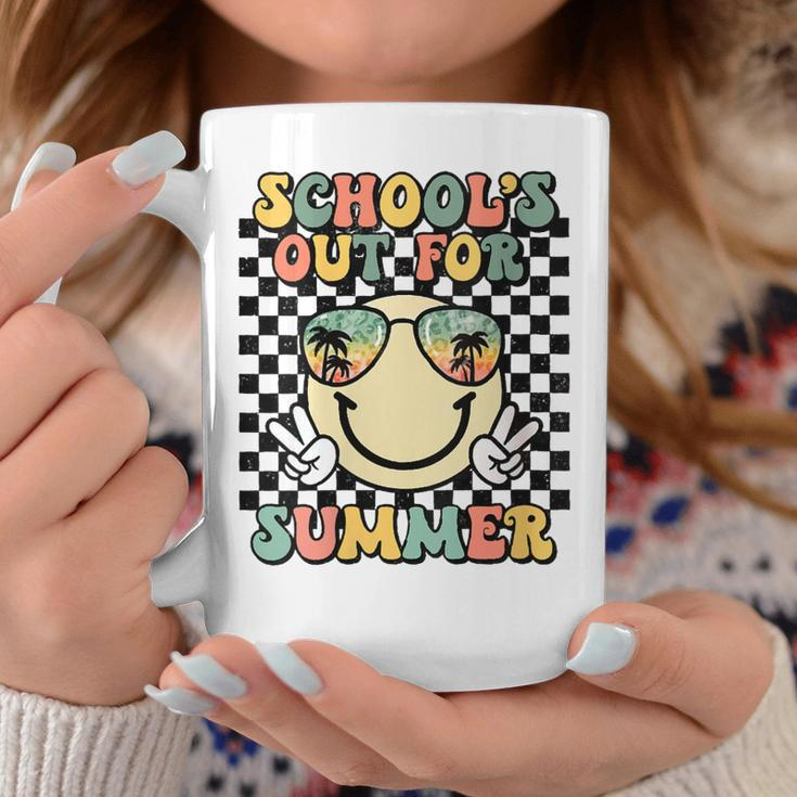 Schools Out For Summer Cute Smile Face Last-Day Of School Coffee Mug Unique Gifts