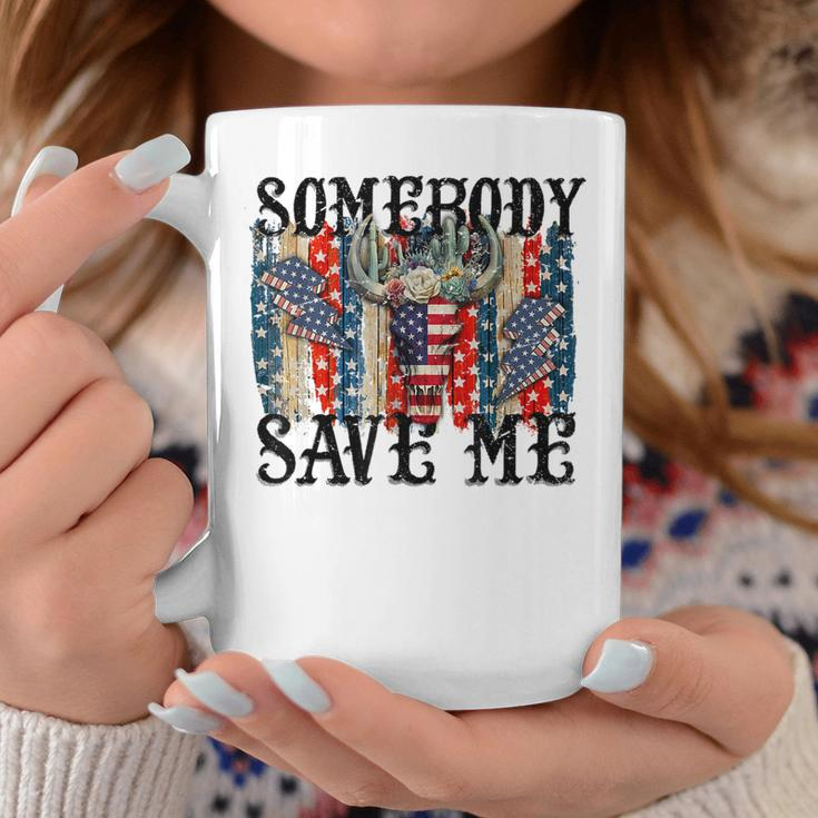 Somebody Save Me Country Music Retro Cowgirl Coffee Mug Unique Gifts