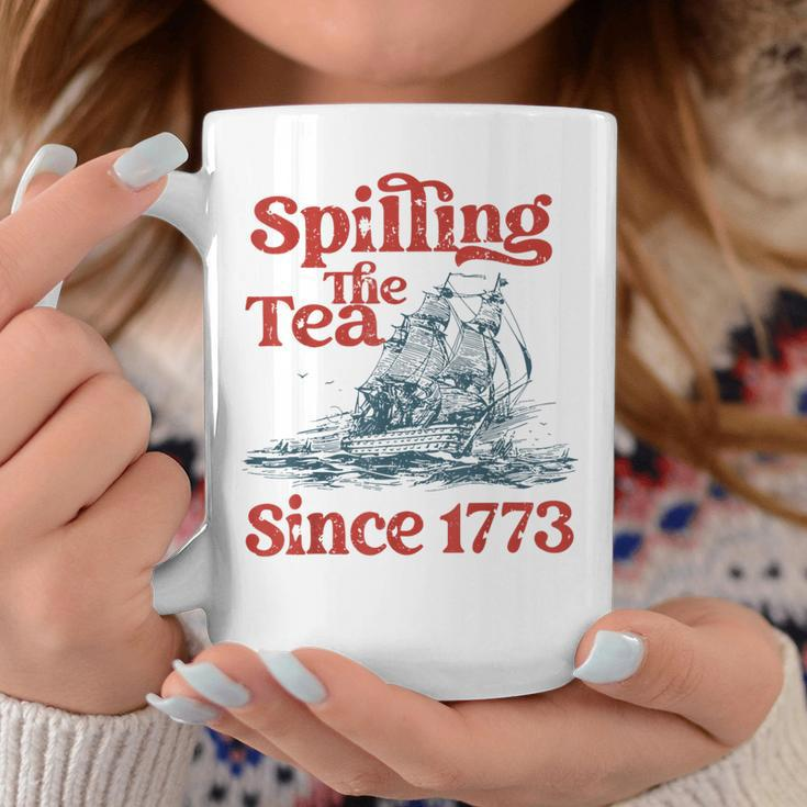Spilling The Tea Since 1773 Patriotic History Teacher Coffee Mug Unique Gifts