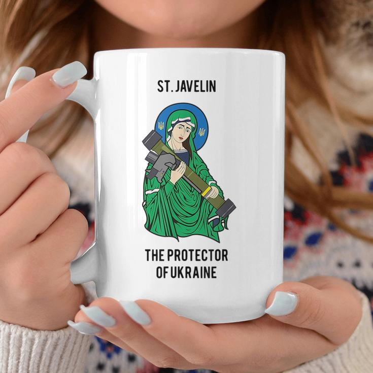 St Javelin Nla The Protector Of Ukraine I Stand For Ukraine Ukraine Funny Gifts Coffee Mug Unique Gifts