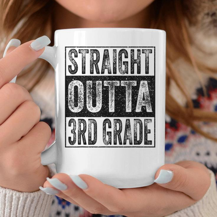 Straight Outta 3Rd Grade Class 2022 Graduate Third Grade Coffee Mug Unique Gifts