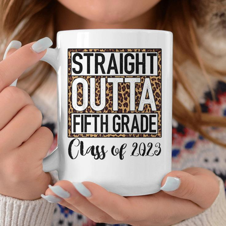 Straight Outta Fifth Grade Graduation 2023 Class 5Th Grade Coffee Mug Unique Gifts