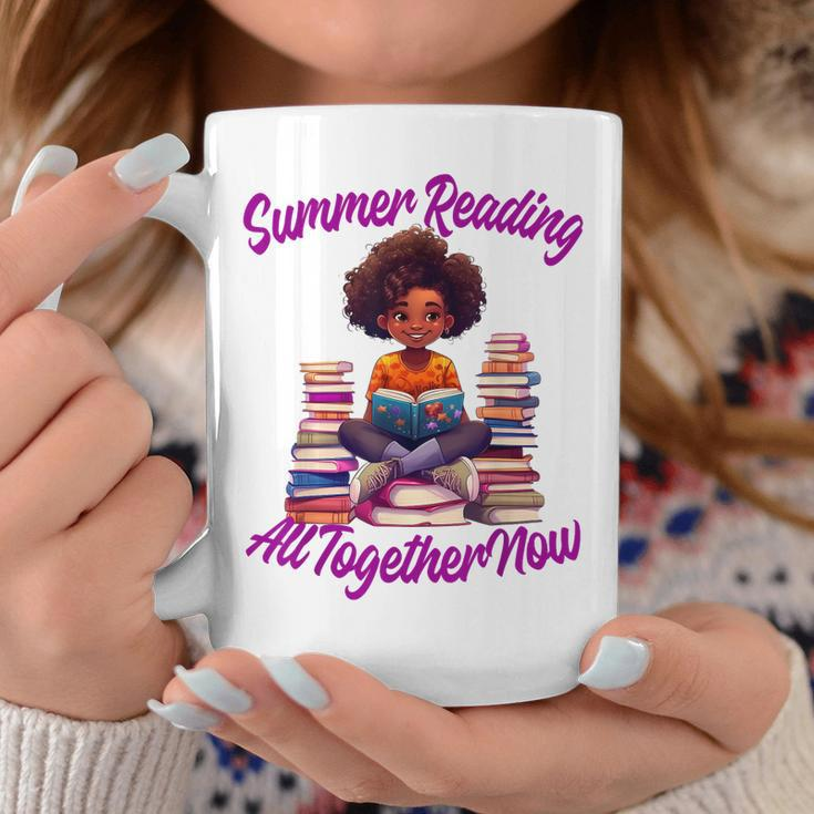 Summer Reading All Together 2023 Books Now Black Girl Coffee Mug Unique Gifts