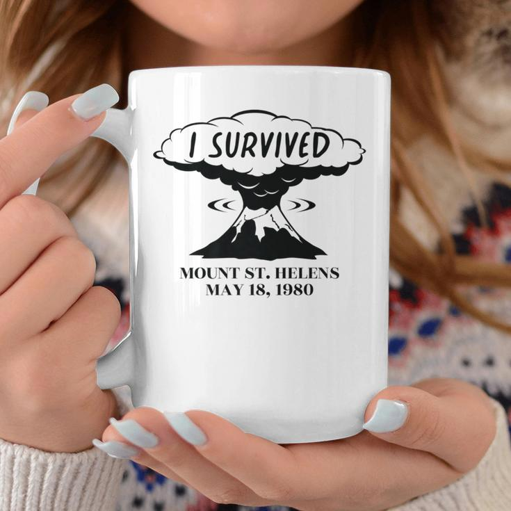 I Survived Mount Saint Helens Coffee Mug Unique Gifts