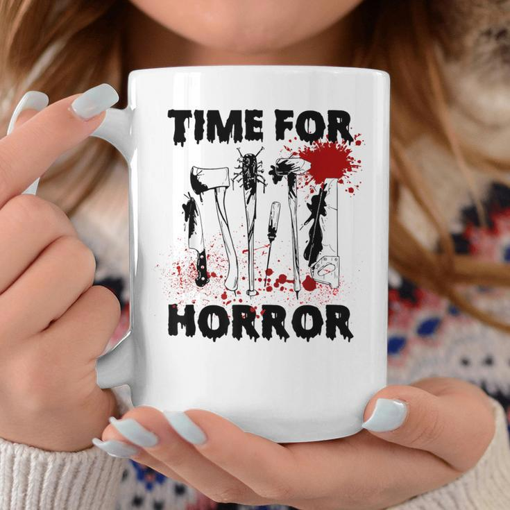 Time For Scary Horror Movies Sarcastic Halloween Coffee Mug Unique Gifts