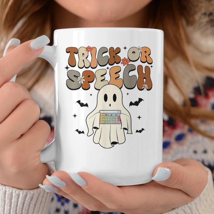 Trick Or Speech Halloween Speech Language Pathologist Slp Coffee Mug Funny Gifts