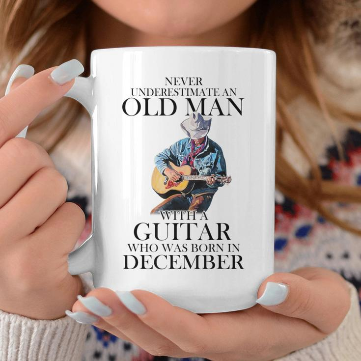 Never Underestimate A December Man With A Guitar Coffee Mug Unique Gifts