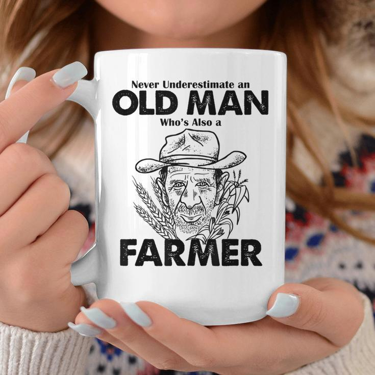Never Underestimate A Farmer Farming Coffee Mug Funny Gifts