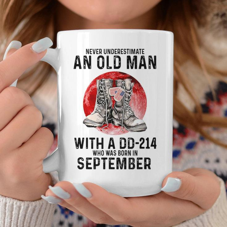 Never Underestimate An Old September Man With A Dd 214 Coffee Mug Funny Gifts