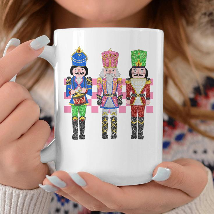 Vintage Pink Nutcracker Squad Ballet Pink Christmas Coffee Mug Funny Gifts