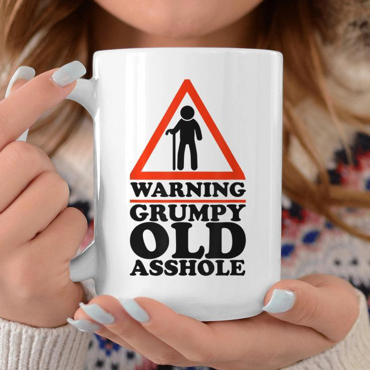 Warning Grumpy Old Asshole Funny Gen X And Baby Boomers Coffee Mug Unique Gifts