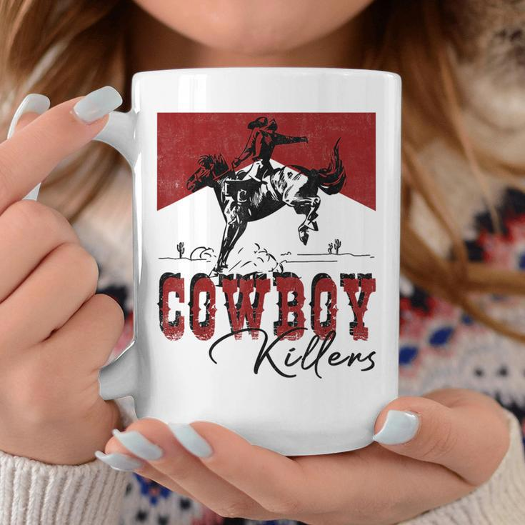 Western Cowboy Rodeo Punchy Cowboy Killers Cowboy Riding Rodeo Funny Gifts Coffee Mug Unique Gifts