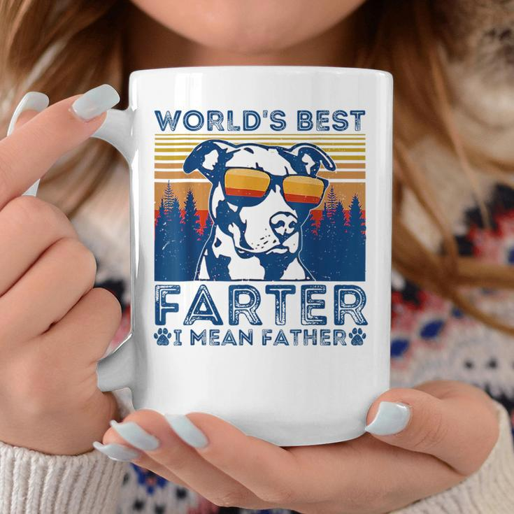 Worlds Best Farter I Mean Father Best Dad Ever Cool Dog Mens Funny Gifts For Dad Coffee Mug Unique Gifts
