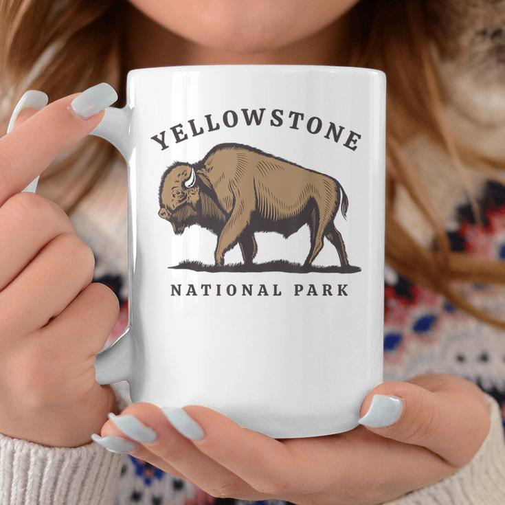 Yellowstone National Park Vintage Buffalo Bison Retro Coffee Mug Unique Gifts