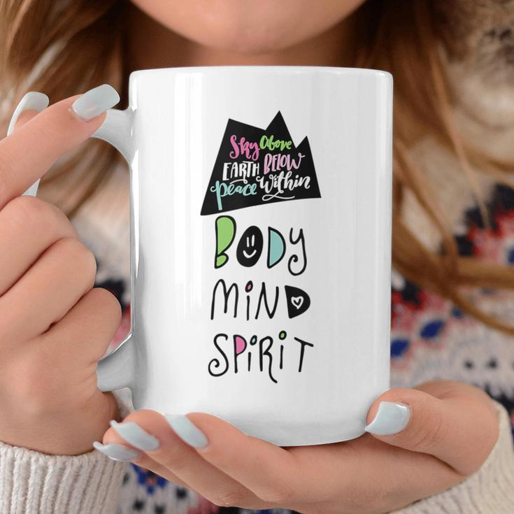 Yoga Tanks Body Mind Spirit Meditation Class Teacher Coffee Mug Unique Gifts