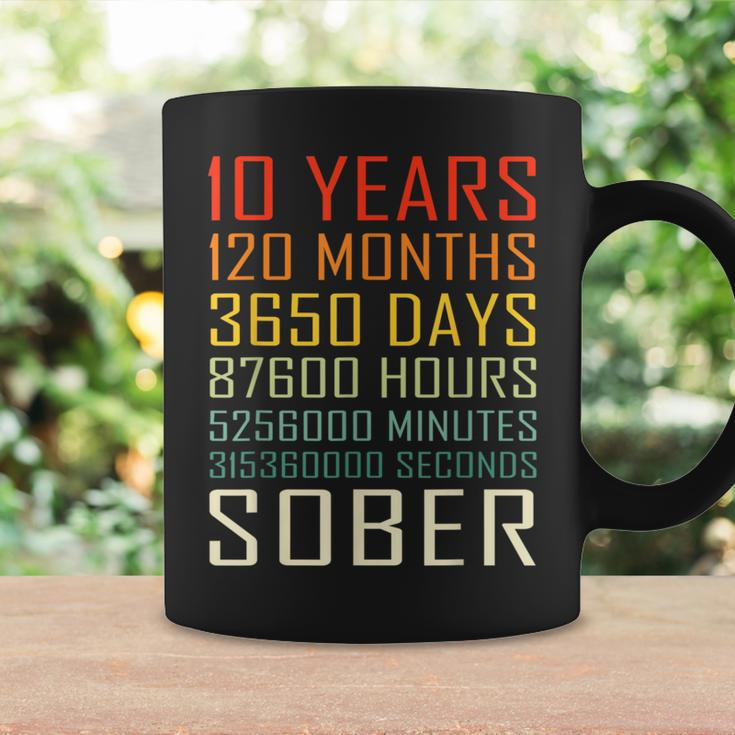 10 Year Sobriety Anniversary Vintage 10 Years Sober Coffee Mug Gifts ideas