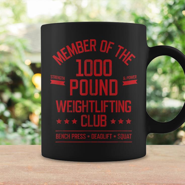 1000 Pound Weightlifting Club Strong Powerlifter Coffee Mug Gifts ideas