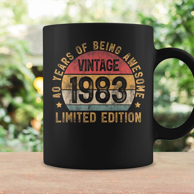 1983 Turning 40 Bday 40Th Birthday Men 40 Years Old Vintage Coffee Mug Gifts ideas