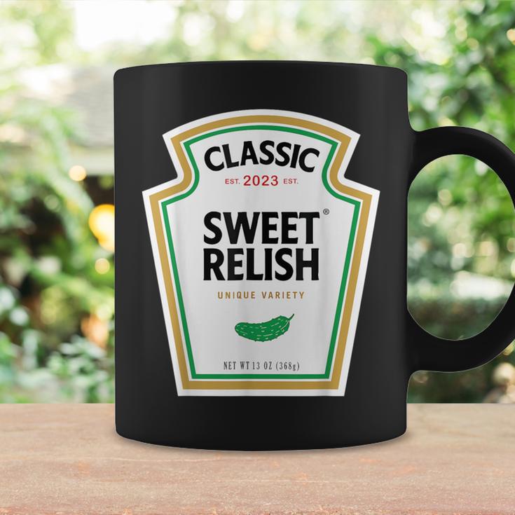 2023 Sweet Relish Diy Halloween Condiment Green Pickle Coffee Mug Gifts ideas