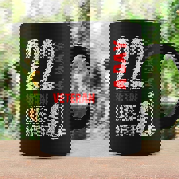 22 A Day Veteran Lives Matter Veterans Day Coffee Mug Gifts ideas