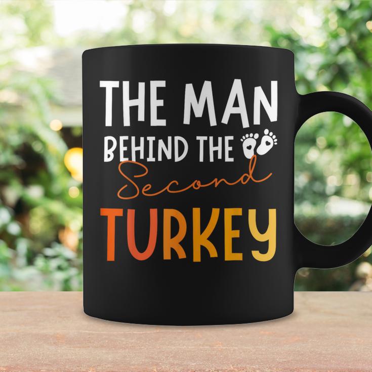 2Nd Pregnancy Announcement Thanksgiving Dad Turkey Baby 2023 Coffee Mug Gifts ideas