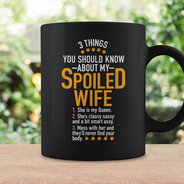 3 Things About My Spoiled Wife For Best Husband Ever Coffee Mug Gifts ideas