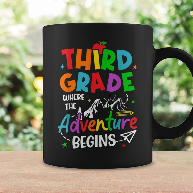 3Rd Grade Where The Adventure Begins Back To School Teacher Coffee Mug Gifts ideas
