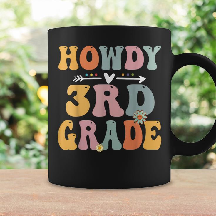 3Rd Grade Howdy Retro Groovy Vintage First Day Of School Coffee Mug Gifts ideas