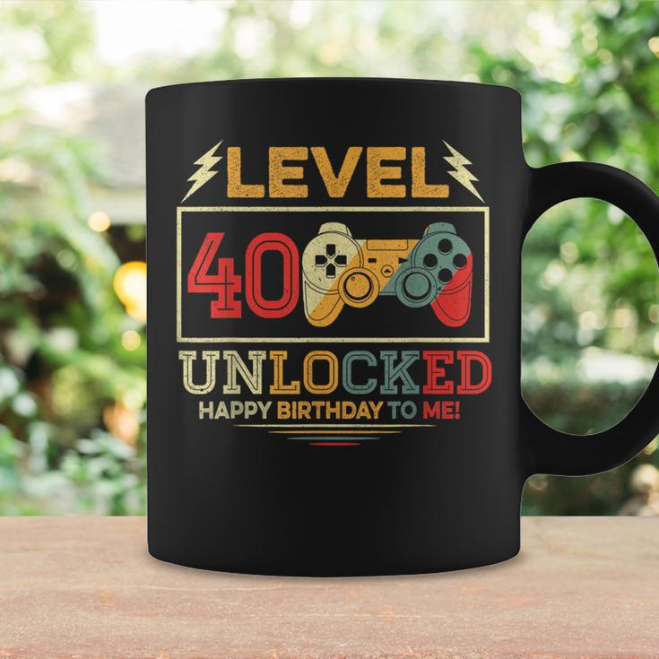 40 Year Old Gifts Level 40 Unlocked 40Th Birthday Boy Gaming 40Th Birthday Funny Gifts Coffee Mug Gifts ideas