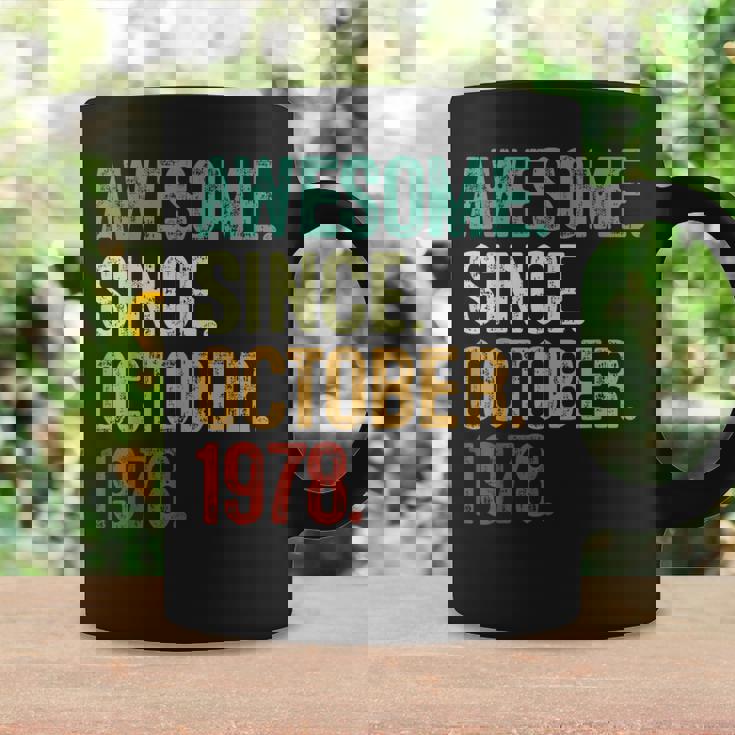 45 Year Old Awesome Since October 1978 45Th Birthday Coffee Mug Gifts ideas