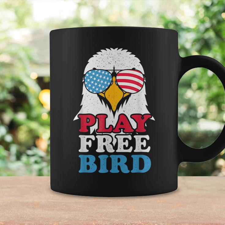 4Th Of July American Flag Bald Eagle Mullet Play Free Bird Coffee Mug Gifts ideas
