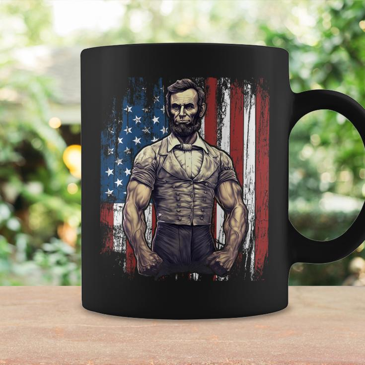 4Th Of July Patriotic Funny Abraham Lincoln Graphic July 4Th Coffee Mug Gifts ideas