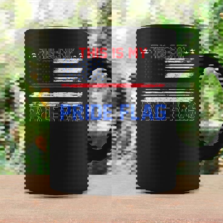 4Th Of July Patriotic This Is My Pride Flag Usa American Patriotic Funny Gifts Coffee Mug Gifts ideas